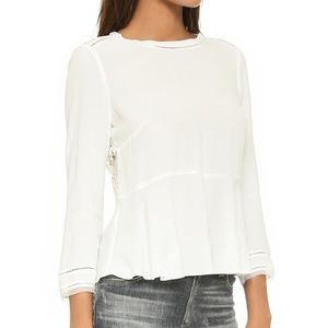 Rebecca Taylor white blouse